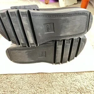 $1395 Authentic FENDI Roma Made in ITALY Men\'s Black Leather Suede Sandals Sz.10 Fendi | Shoes | 395 Authentic Fendi Roma Made In Italy Mens  main image 4